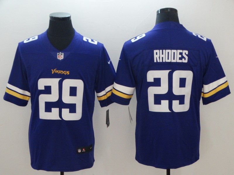 Men's Minnesota Vikings #29 Xavier Rhodes Purple Vapor Untouchable Limited NFL Stitched Jersey