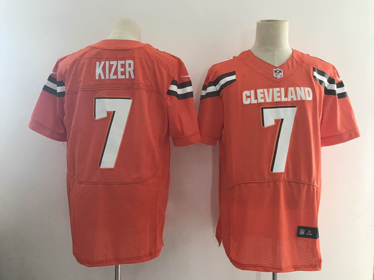 Men's Nike Cleveland Browns #7 DeShone Kizer Orange Alternate Stitched NFL New Elite Jersey