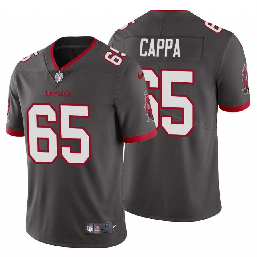 Men's Tampa Bay Buccaneers #65 Alex Cappa New Grey Vapor Untouchable Limited Stitched NFL Jersey