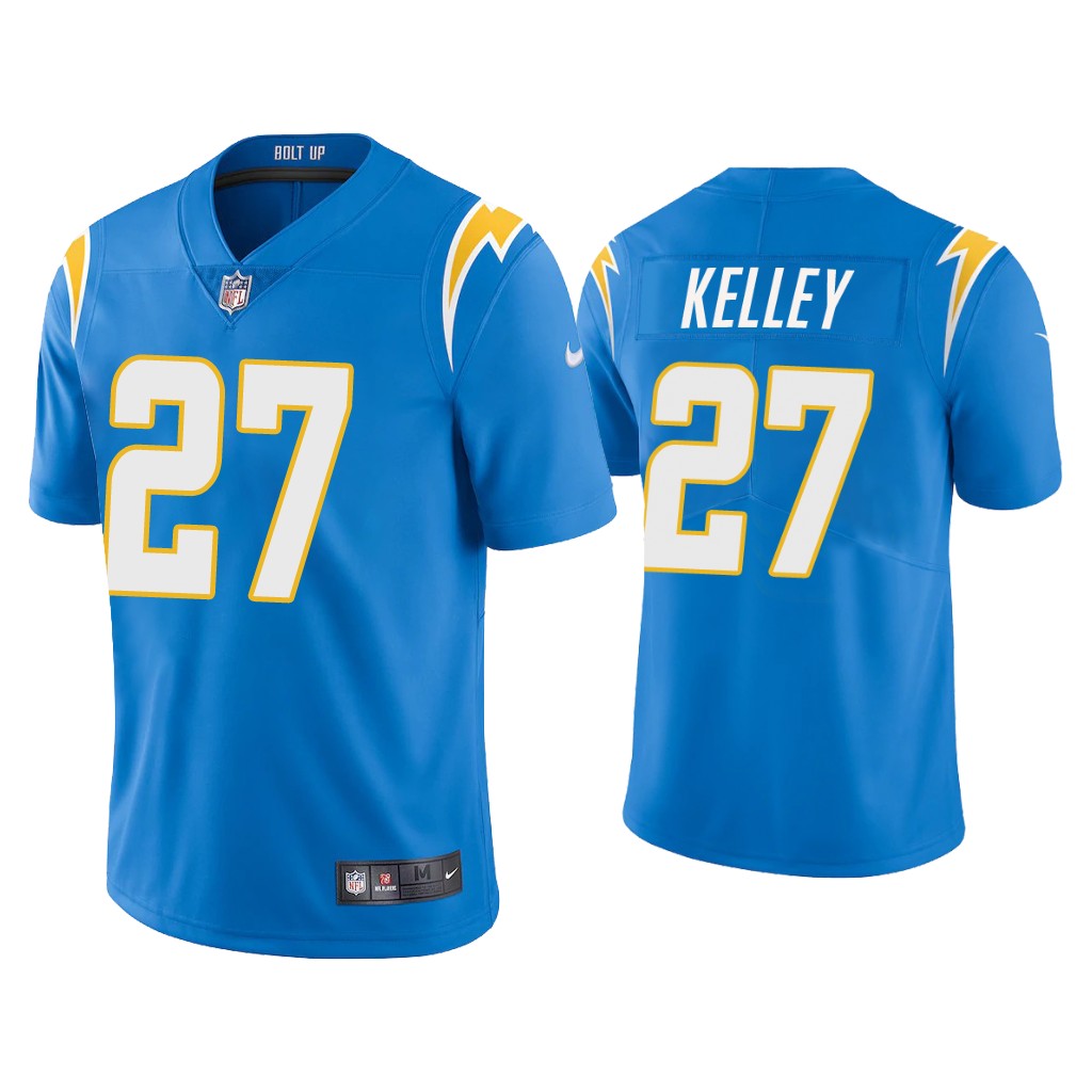 Men's Los Angeles Chargers #27 Joshua Kelley 2020 Blue Vapor Untouchable Limited Stitched NFL Jersey