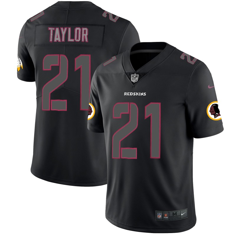 Men's Washington Redskins #21 Sean Taylor Black 2018 Impact Limited Stitched NFL Jersey