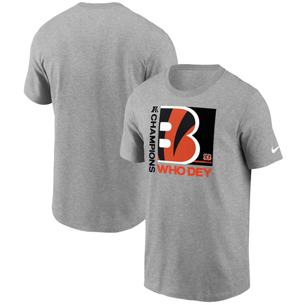 Men's Cincinnati Bengals Grey T-Shirt