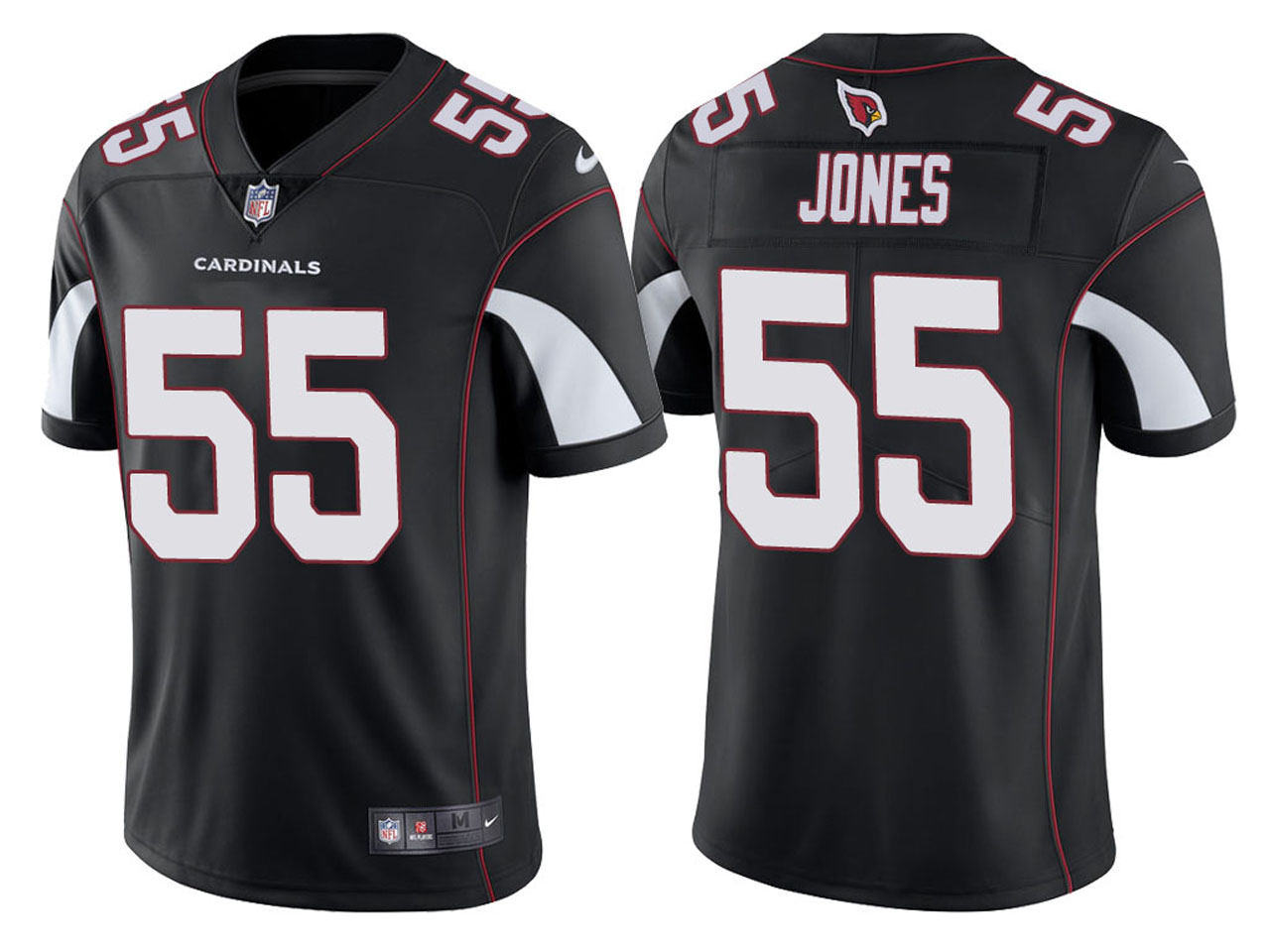 Men's Arizona Cardinals #55 Chandler Jones Black Vapor Untouchable Limited Stitched NFL Jersey