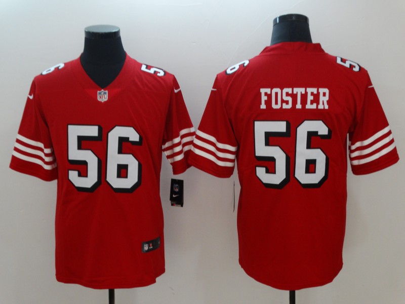 Men's NFL San Francisco 49ers #56 Reuben Foster Red 2018 Vapor Untouchable Limited Stitched NFL Jersey