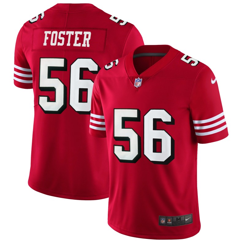 Men's NFL San Francisco 49ers #56 Reuben Foster Red 2018 Rush Vapor Untouchable Limited Stitched NFL Jersey