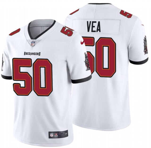 Men's Tampa Bay Buccaneers #50 Vita Vea New White Vapor Untouchable Limited Stitched NFL Jersey
