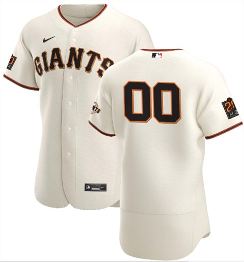 Men's San Francisco Giants ACTIVE PLAYER Custom Stitched MLB Jersey