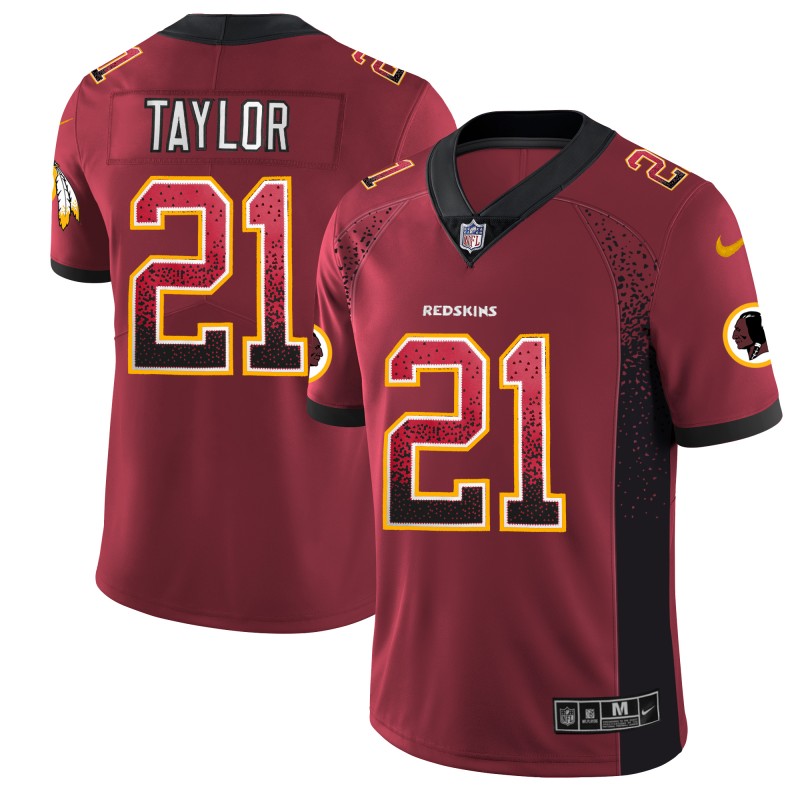 Men's Washington Redskins #21 Sean Taylor Red 2018 Drift Fashion Color Rush Limited Stitched NFL Jersey