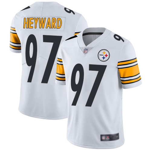 Men's Pittsburgh Steelers #97 Cam Heyward White Vapor Untouchable Limited Stitched NFL Jersey