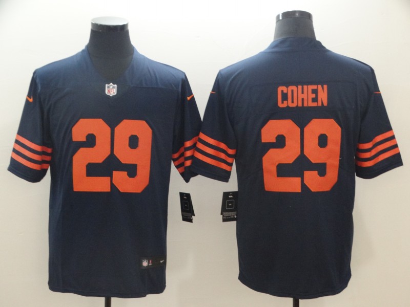 Men's Chicago Bears #29 Tarik Cohen Navy Vapor Untouchable Limited Stitched NFL Jersey