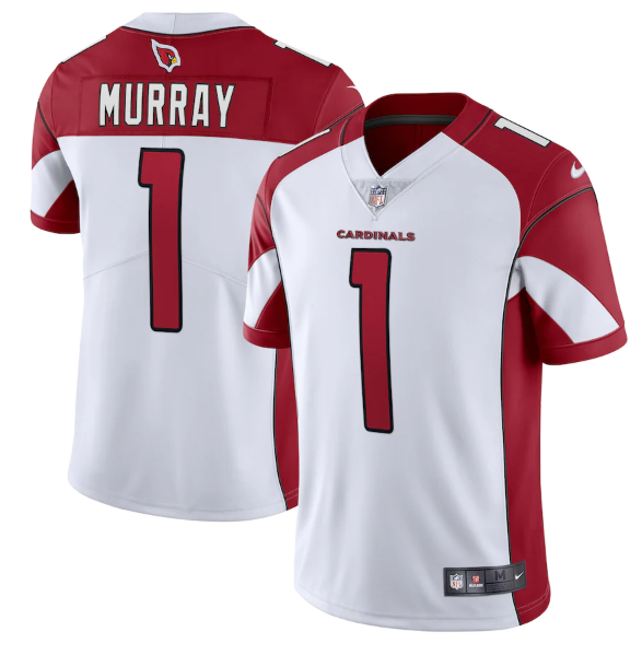 Men's Arizona Cardinals #1 Kyler Murray White Vapor Untouchable Limited Stitched NFL Jersey