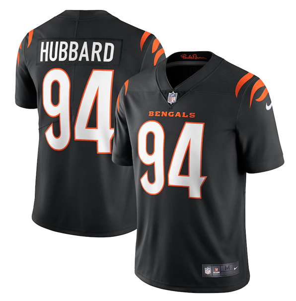 Men's Cincinnati Bengals #94 Sam Hubbard 2021 Black Vapor Untouchable Limited Stitched Jersey