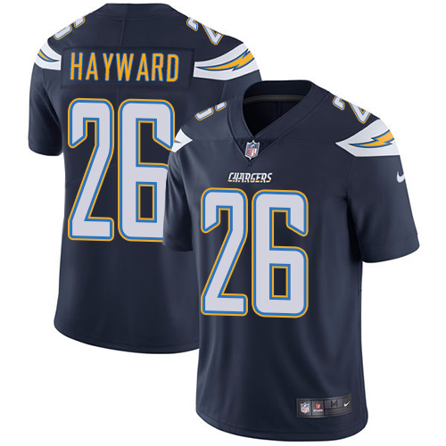 Men's Los Angeles Chargers #26 Casey Hayward Navy Blue Vapor Untouchable Limited Stitched NFL Jersey