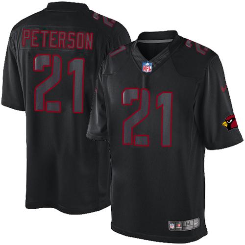 Nike Cardinals #21 Patrick Peterson Black Men's Stitched NFL Impact Limited Jersey