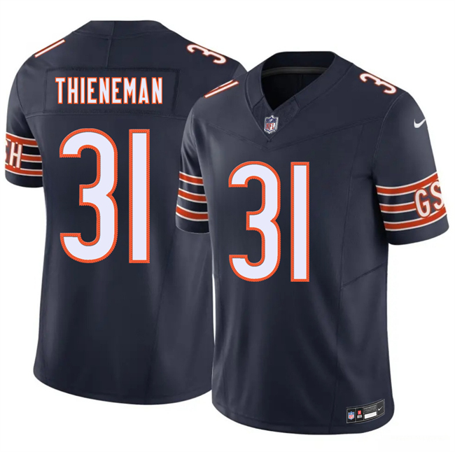 Men's Chicago Bears #31 Dillon Thieneman Navy 2026 Draft F.U.S.E. Vapor Untouchable Limited Stitched Football Jersey