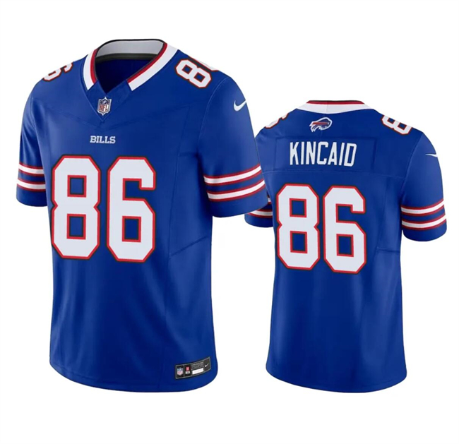 Men's Buffalo Bills #86 Dalton Kincaid Blue 2023 F.U.S.E. Vapor Untouchable Limited Stitched Football Jersey