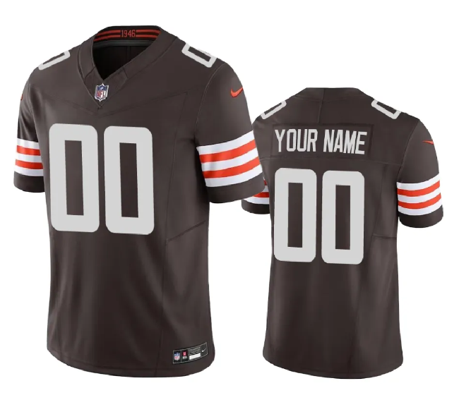 Youth Cleveland Browns Active Player Custom Brown F.U.S.E. Vapor Untouchable Limited Stitched Football Jersey