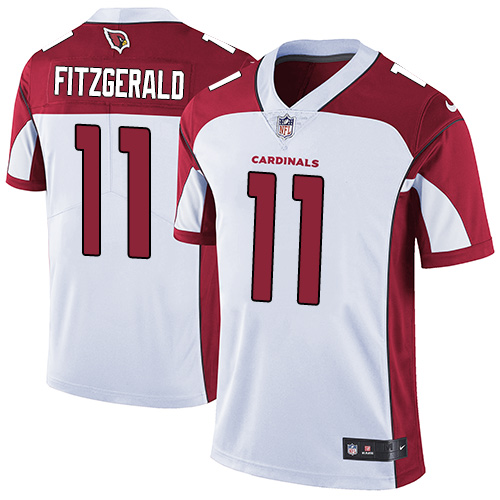 Men's Arizona Cardinals  #11 Larry Fitzgerald White Vapor Untouchable Limited Stitched NFL Jersey