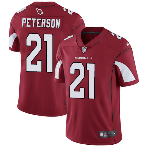 Men's Arizona Cardinals #21 Patrick Peterson Red Vapor Untouchable Limited Stitched NFL Jersey