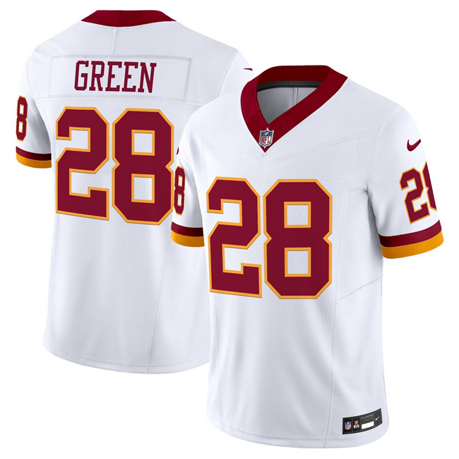 Men's Washington Commanders #28 Darrell Green White 2025 F.U.S.E. Throwback Vapor Limited Stitched Football Jersey