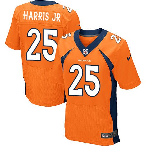 Nike Broncos #25 Chris Harris Jr Orange Team Color Men's Stitched NFL New Elite Jersey