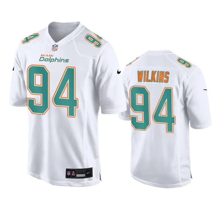 Men's Miami Dolphins #94 Christian Wilkins White Fashion Vapor Untouchable Stitched Football Jersey
