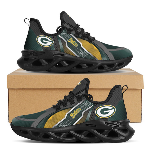Men's Green Bay Packers Flex Control Sneakers 008