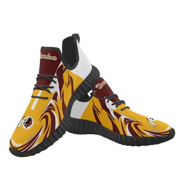 Women's Washington Redskins Mesh Knit Sneakers/Shoes 008