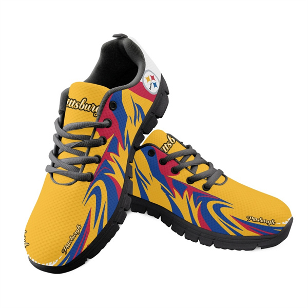 Men's Pittsburgh Steelers AQ Running Shoes 005
