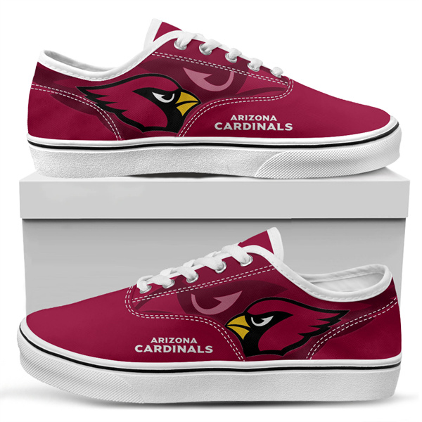 Women's Arizona Cardinals Vans Low Top Sneakers 001