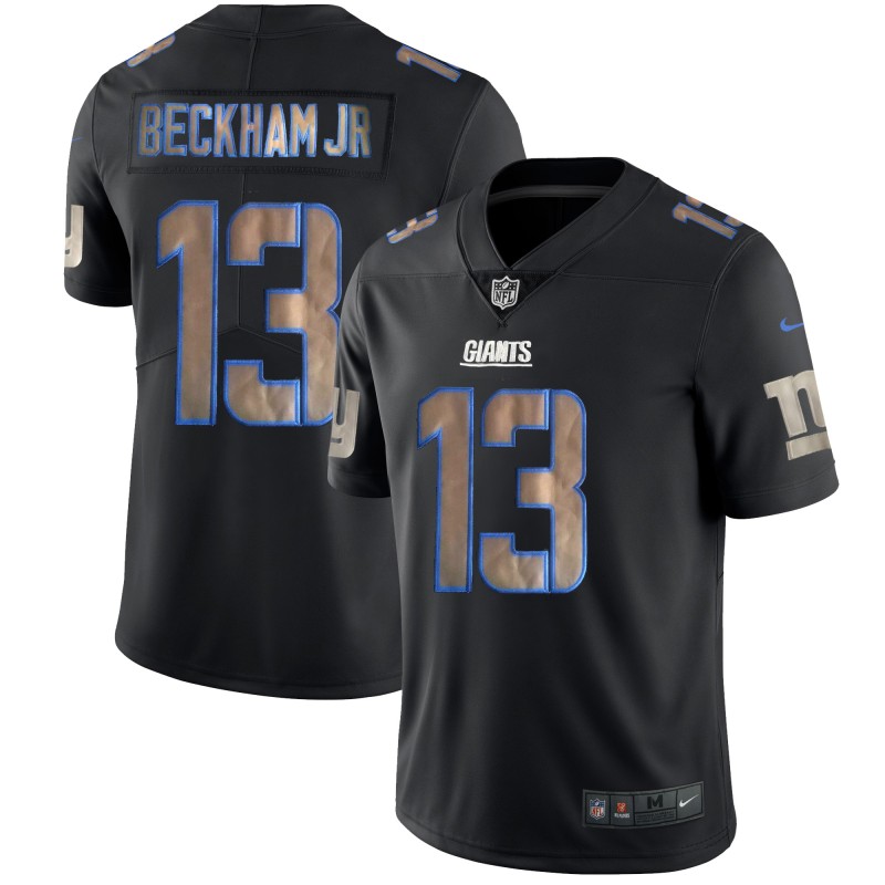 Men's New York Giants #13 Odell Beckham Jr. Black 2018 Impact Limited Stitched NFL Jersey