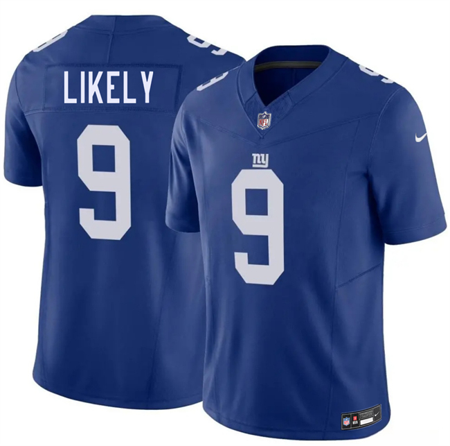 Men's New York Giants #9 Isaiah Likely Blue 2026 F.U.S.E. Vapor Untouchable Limited Stitched Jersey