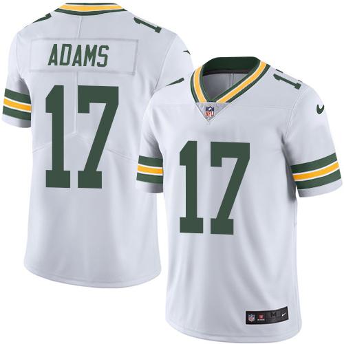 Men's Green Bay Packers #17 Davante Adams White Vapor Untouchable Stitched NFL Limited Jersey