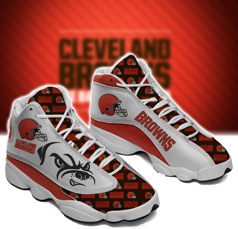 Women's Cleveland Browns Limited Edition JD13 Sneakers 005