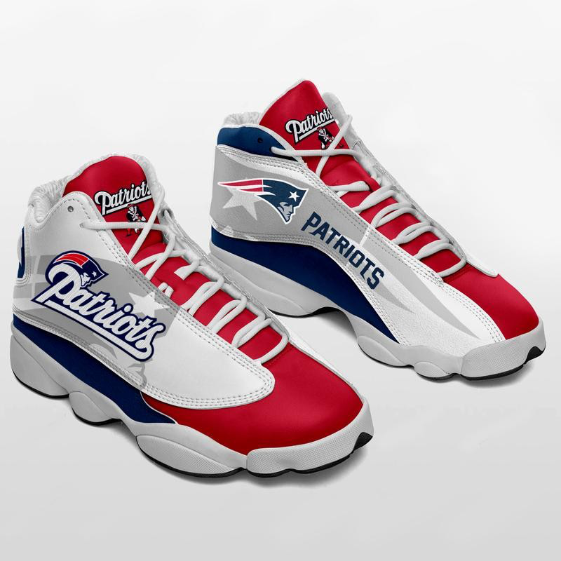 Women's New England Patriots Limited Edition JD13 Sneakers 003