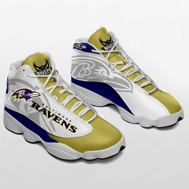 Women's Baltimore Ravens Limited Edition JD13 Sneakers 002