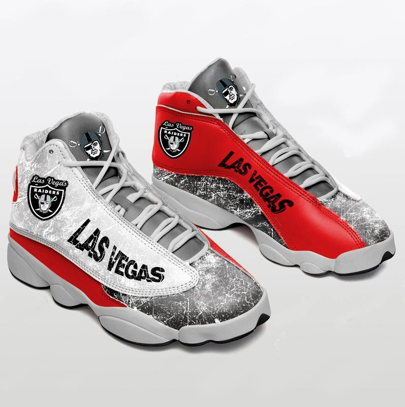 Men's Las Vegas Raiders Limited Edition JD13 Sneakers 009