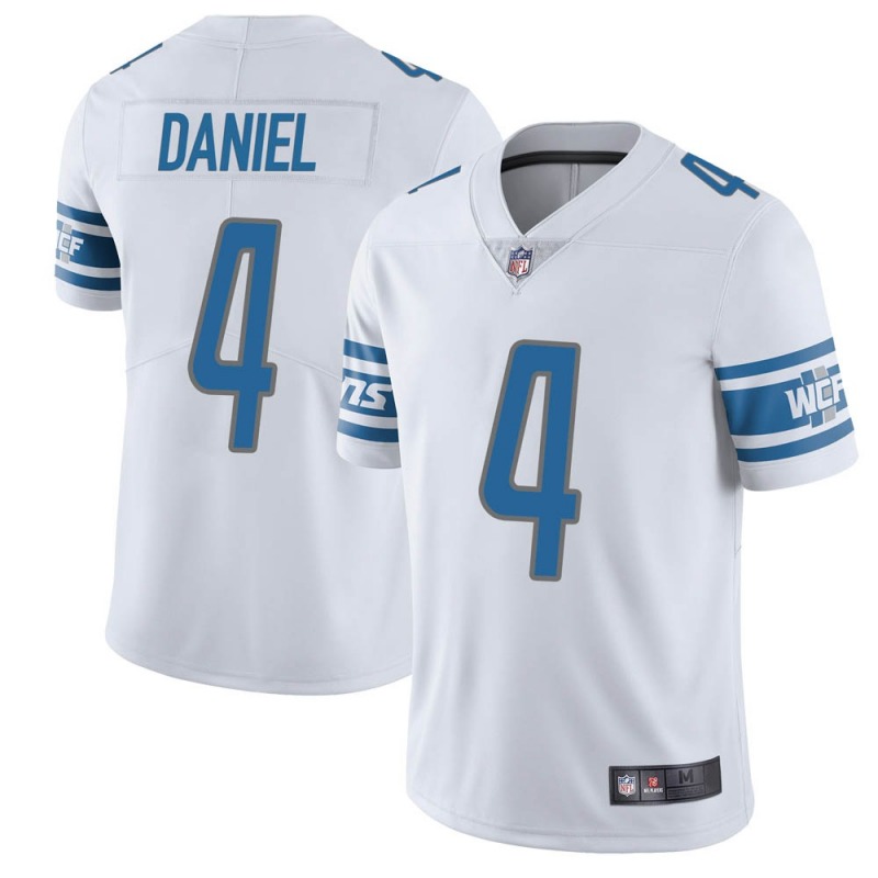Men's Detroit Lions #4 Chase Daniel White Vapor Untouchable Limited Stitched NFL Jersey