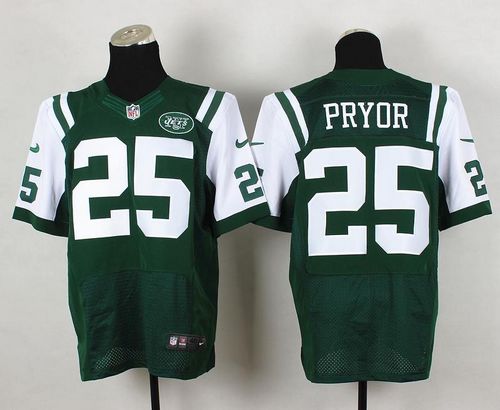 Nike Jets #25 Calvin Pryor Green Team Color Men's Stitched NFL Elite Jersey