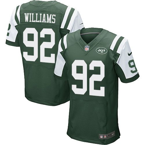 Nike Jets #92 Leonard Williams Green Team Color Men's Stitched NFL Elite Jersey