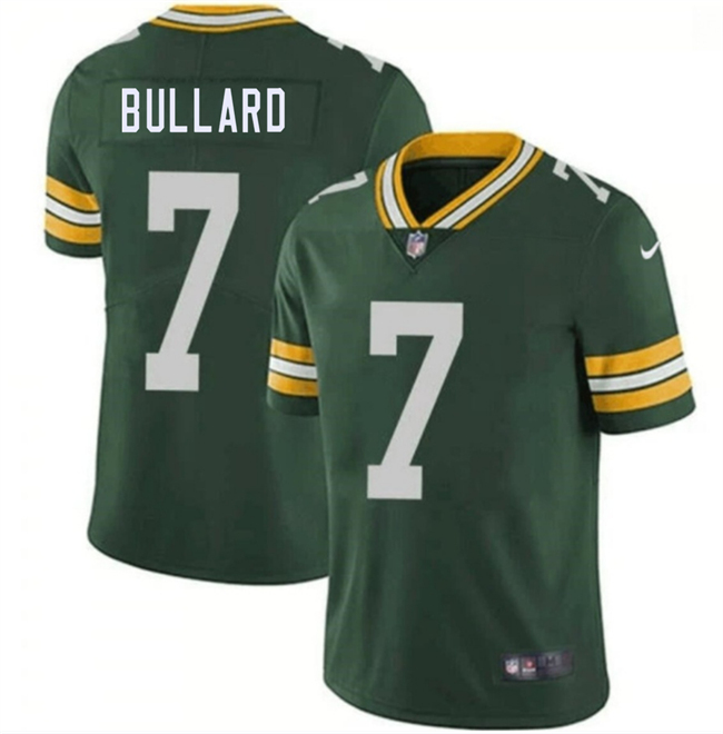 Men's Green Bay Packers #7 Javon Bullard Green 2026 Vapor Untouchable Limited Stitched Football Jersey