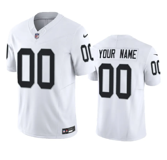 Youth Las Vegas Raiders Active Player Custom White 2023 F.U.S.E Alternate Vapor Untouchable Limited Stitched Football Jersey