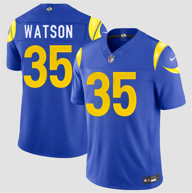 Men's Los Angeles Rams #44 Grant Stuard Royal 2026 F.U.S.E. Vapor Limited Stitched Football Jersey
