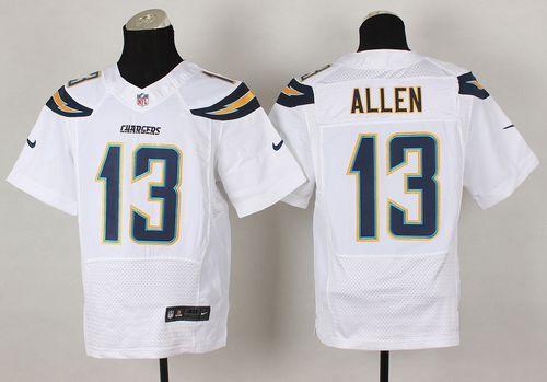 Nike Chargers #13 Keenan Allen White Men's Stitched NFL New Elite Jersey