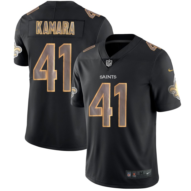 Men's New Orleans Saints #41 Alvin Kamara Black 2018 Impact Limited Stitched NFL Jersey