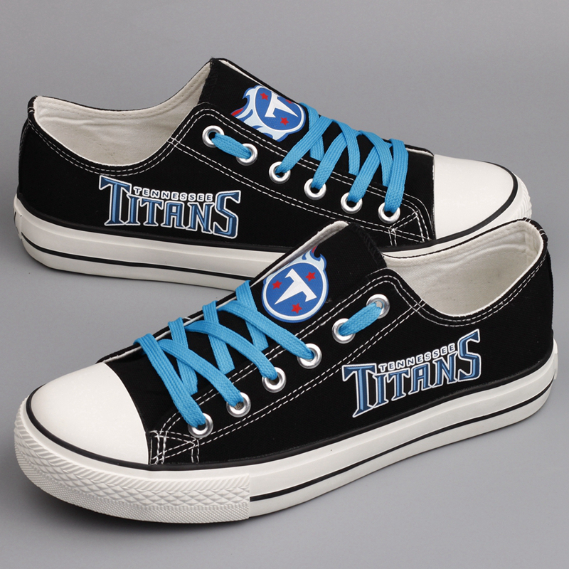 Women's NFL Tennessee Titans Repeat Print Low Top Sneakers 001