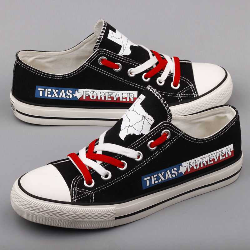 Women's NFL Hoston Texans Repeat Print Low Top Sneakers 003