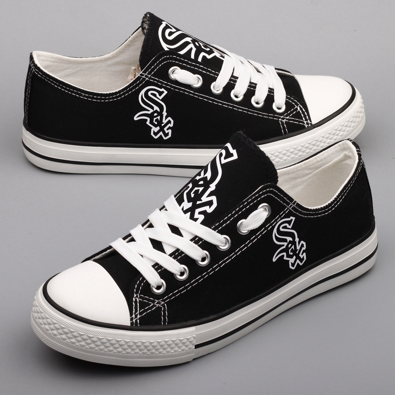 Women's Chicago White Sox Repeat Print Low Top Sneakers 002