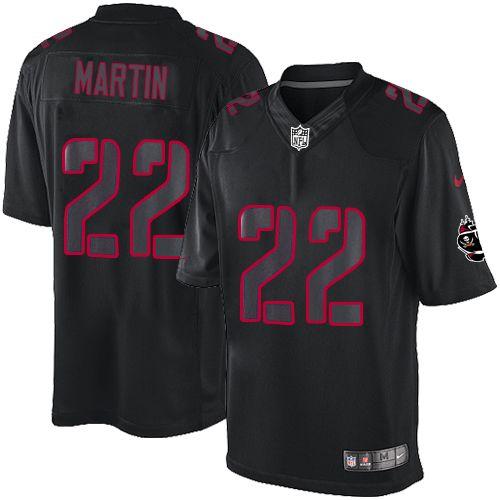 Nike Buccaneers #22 Doug Martin Black Men's Stitched NFL Impact Limited Jersey