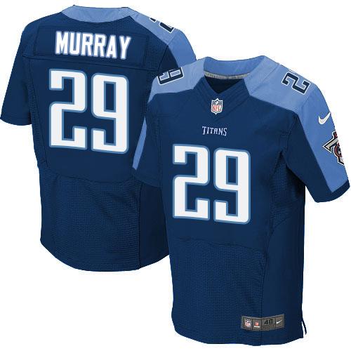 Nike Titans #29 DeMarco Murray Navy Blue Alternate Men's Stitched NFL Elite Jersey